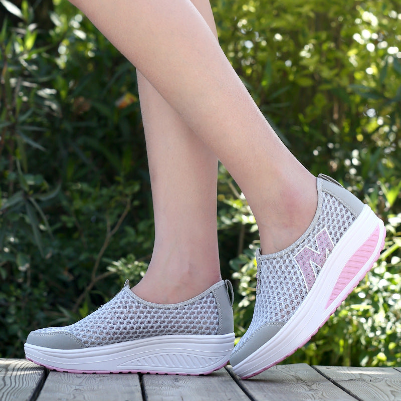 Vita Sneakers Dam Bekväm Design för Fritid och Sport 2