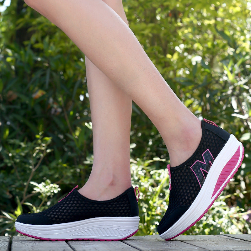 Vita Sneakers Dam Bekväm Design för Fritid och Sport 3