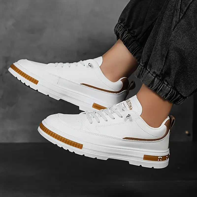 Herr Sneakers Sportig Design Syntet och Textil-5