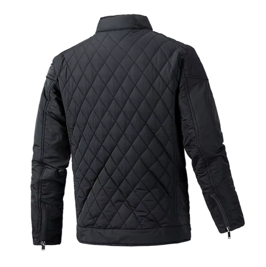 Bomberjacka med vaddering i bomull för män