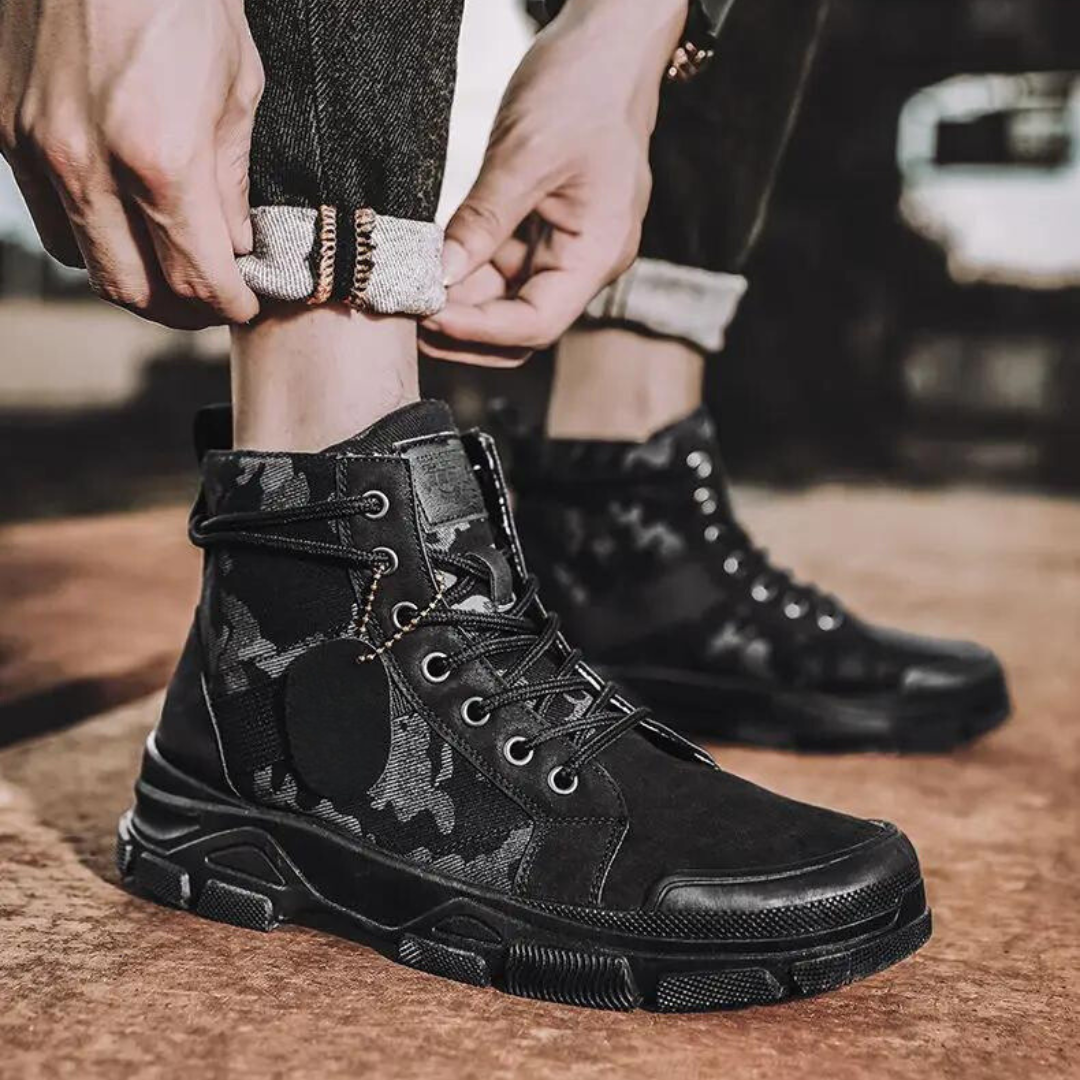 Camo-stövlar för män