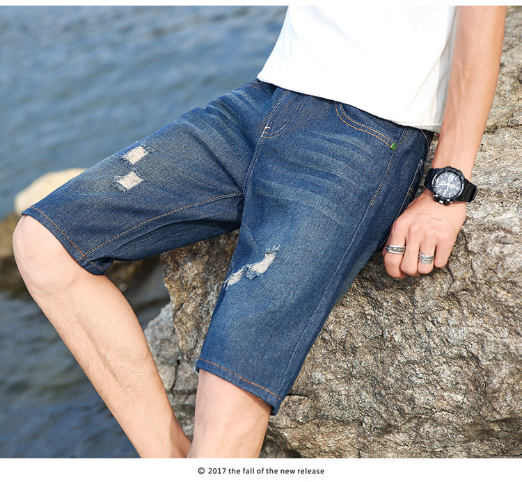 Jeansshorts för män