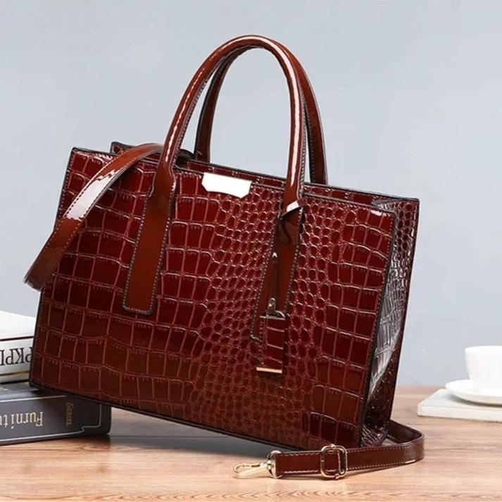 Krokodiltryck Toteväska