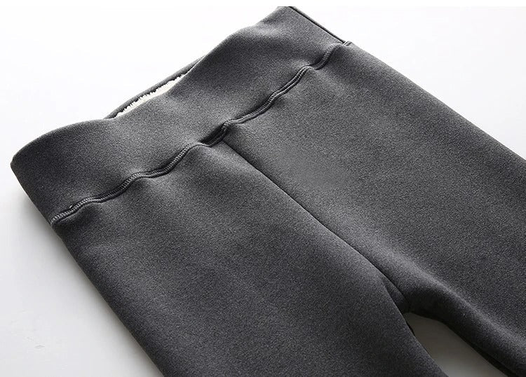 Tjocka vinterleggings för kvinnor