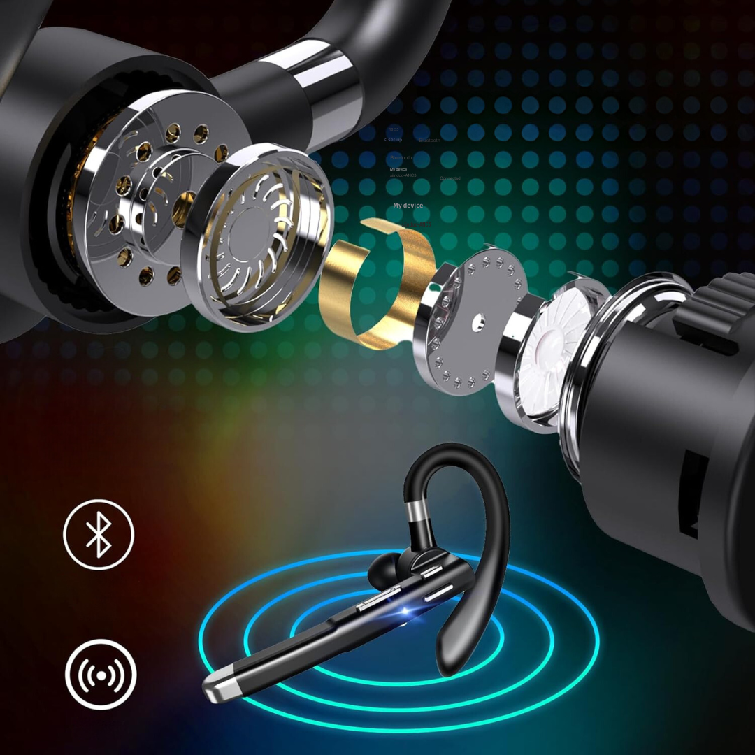 Digital display brusreducerande sporthörlurar