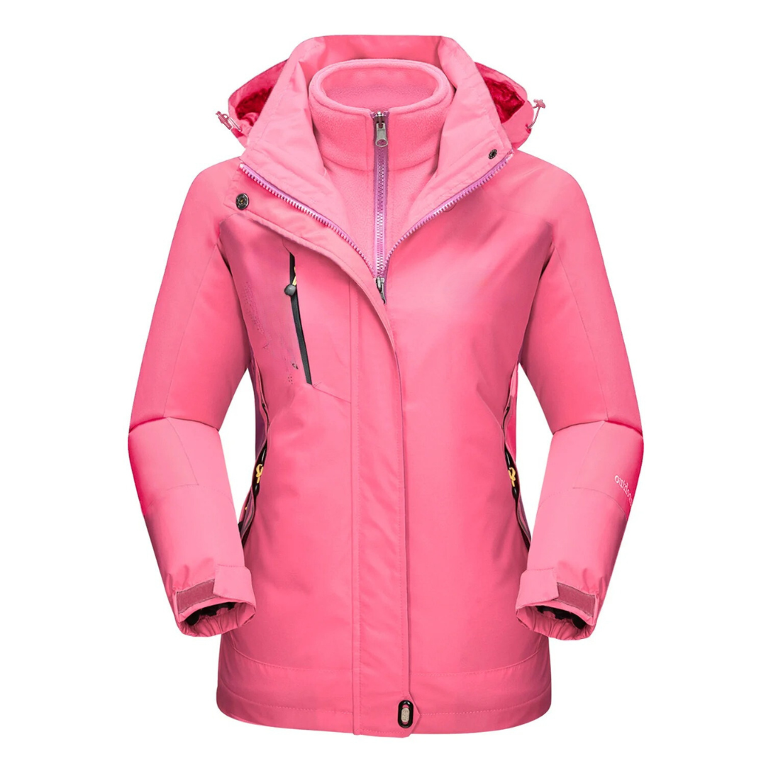 Damjacka i fleecefoder