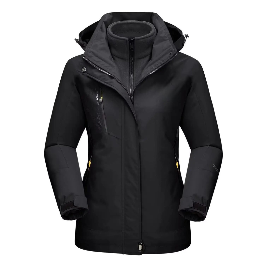 Damjacka i fleecefoder