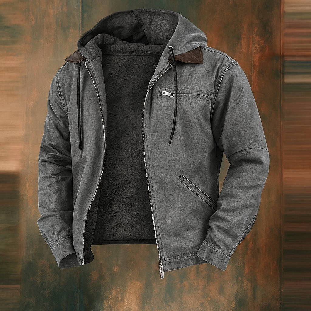 Herrens Bomberjacka i Vinterstil