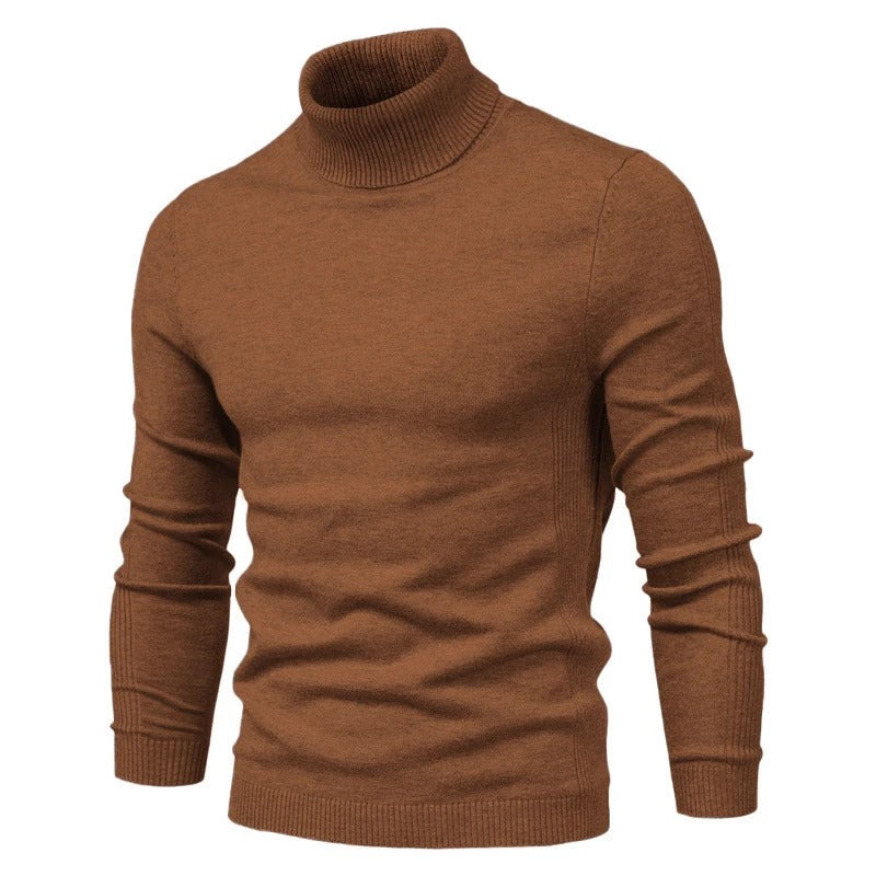 Slim turtleneck tröja för män