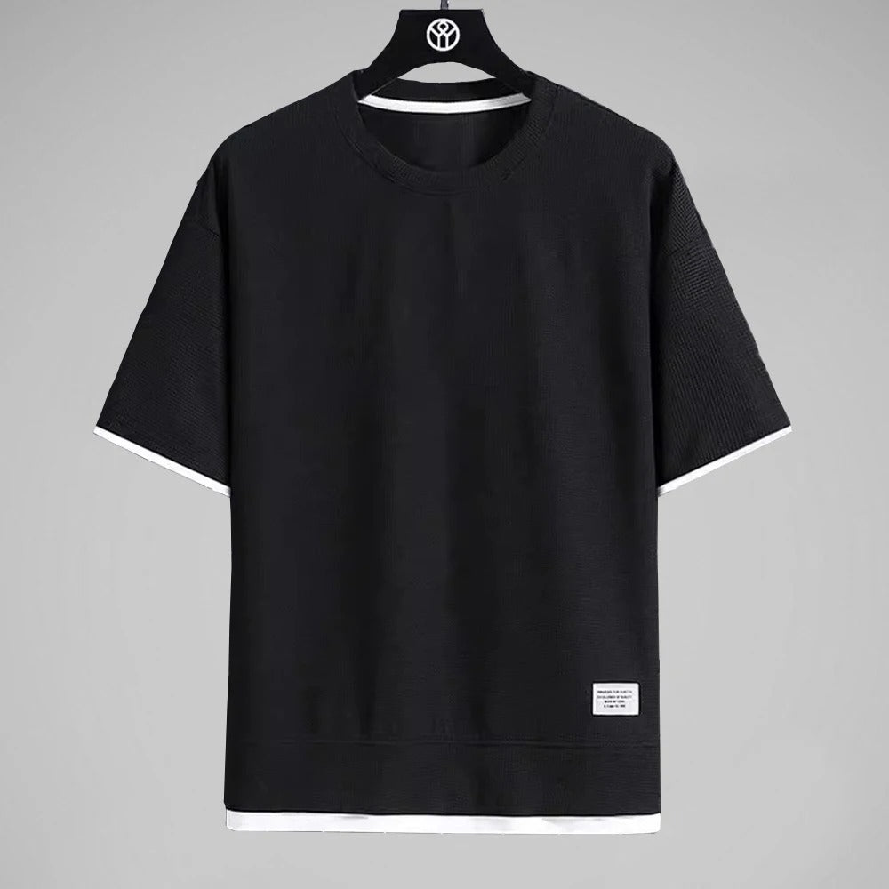 Premium våffel Tshirt för män