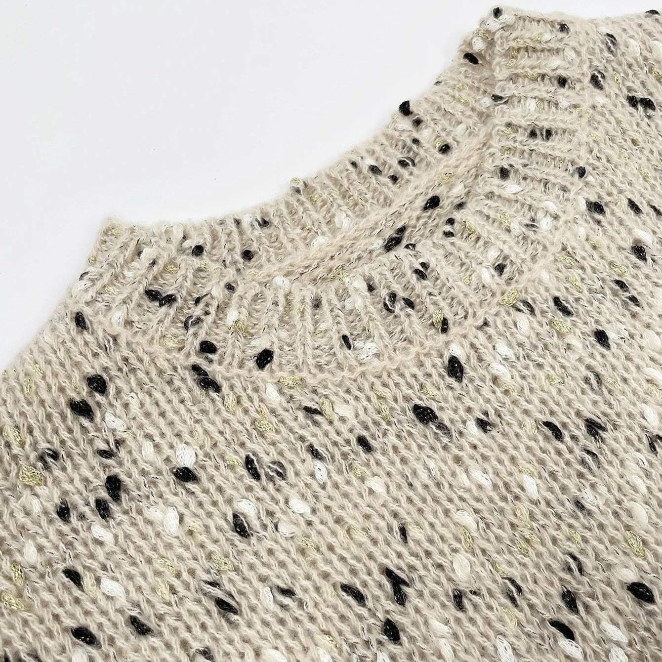 Stickad Drop Shoulder-tröja för kvinnor