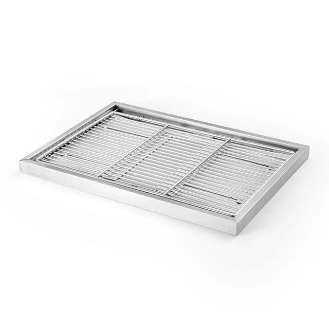 Bärbar grill i rostfritt stål