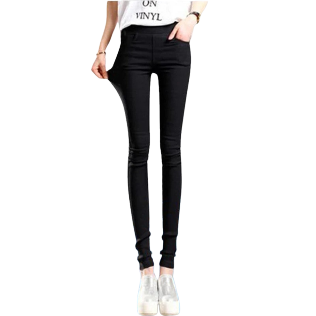 Casual Stretch Skinny Byxor för kvinnor