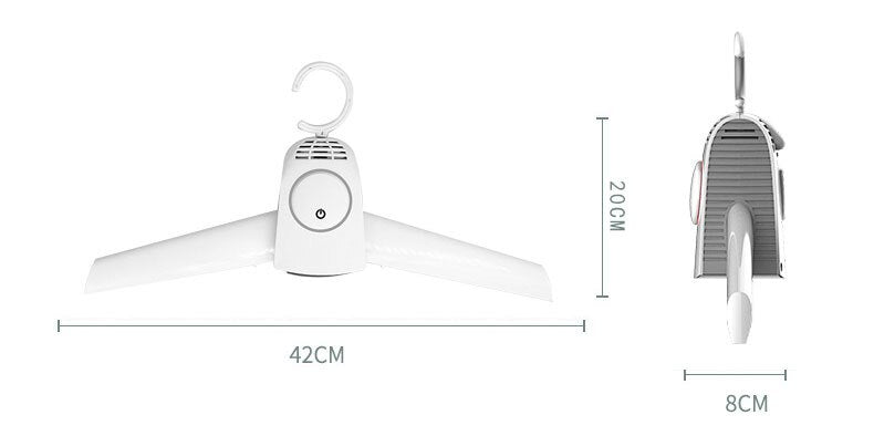 Hängare för elektrisk klädtork