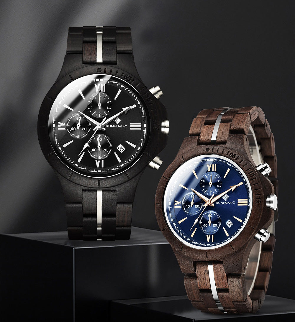 Träklocka för män