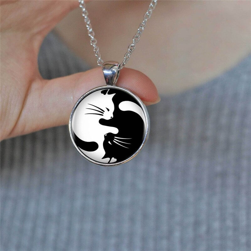 Cat Yingyang halsband