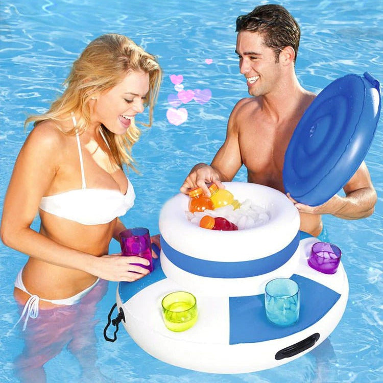 Uppblåsbar dryckeshållare