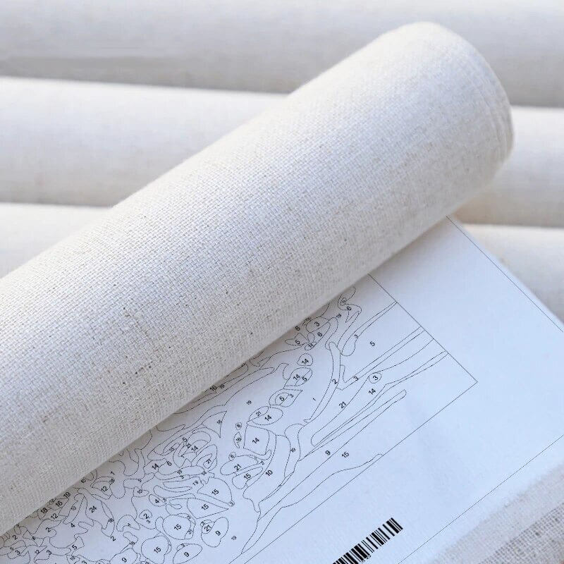 Green Tree Paint By Numbers-kit - Kreativitet för unga och gamla