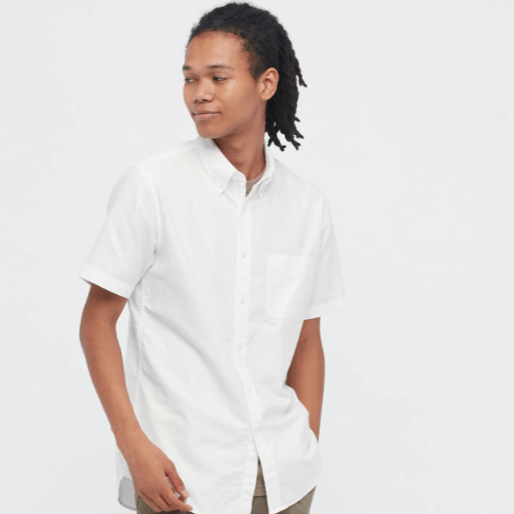 Polo shirt med knapp för män