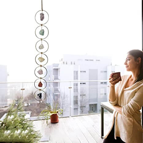 7 Chakra Ädelsten väggdekor