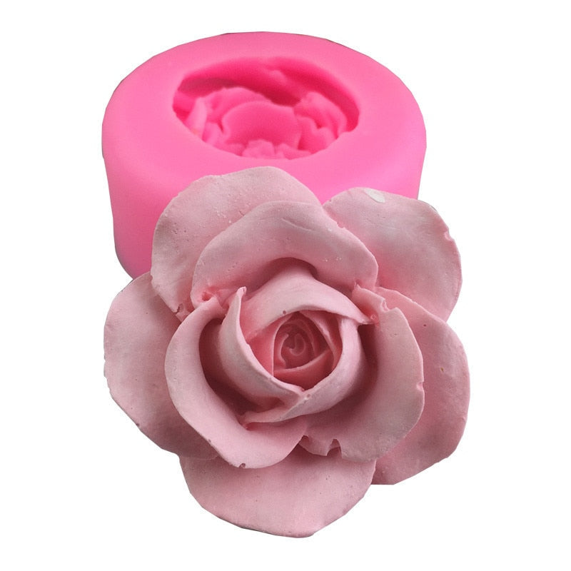Rose silikon mögel