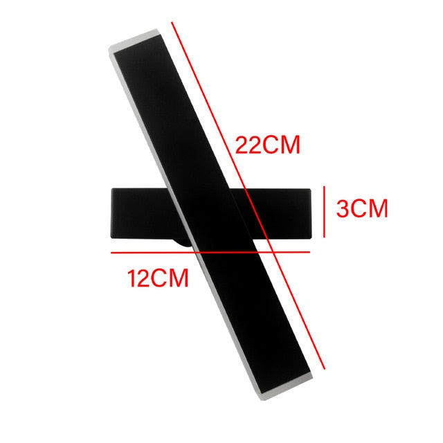 360° Roterande LED-Vägglampa