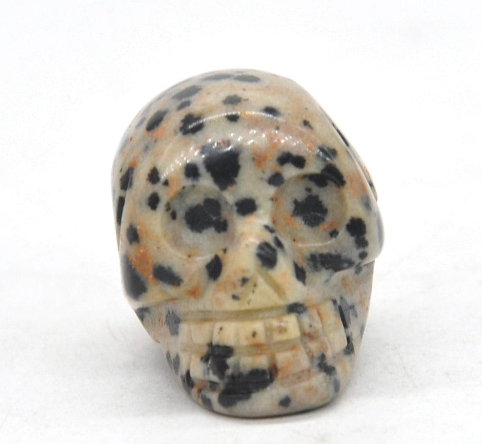 Naturlig dödskalle kristall sten