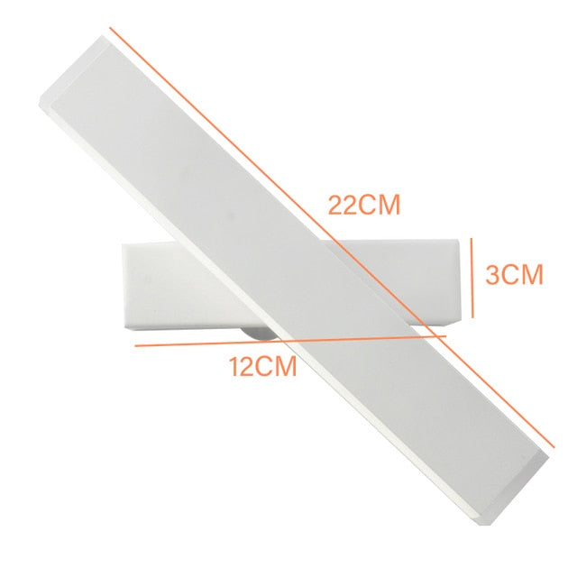 360° Roterande LED-Vägglampa