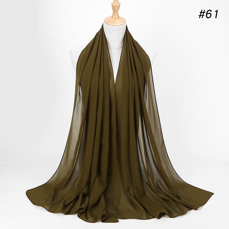 Chiffon Hijab pannband