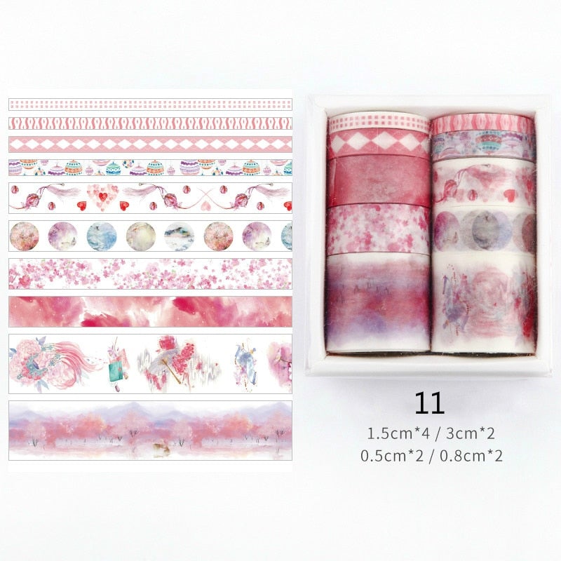 Dekorativa Washi Tape-satser
