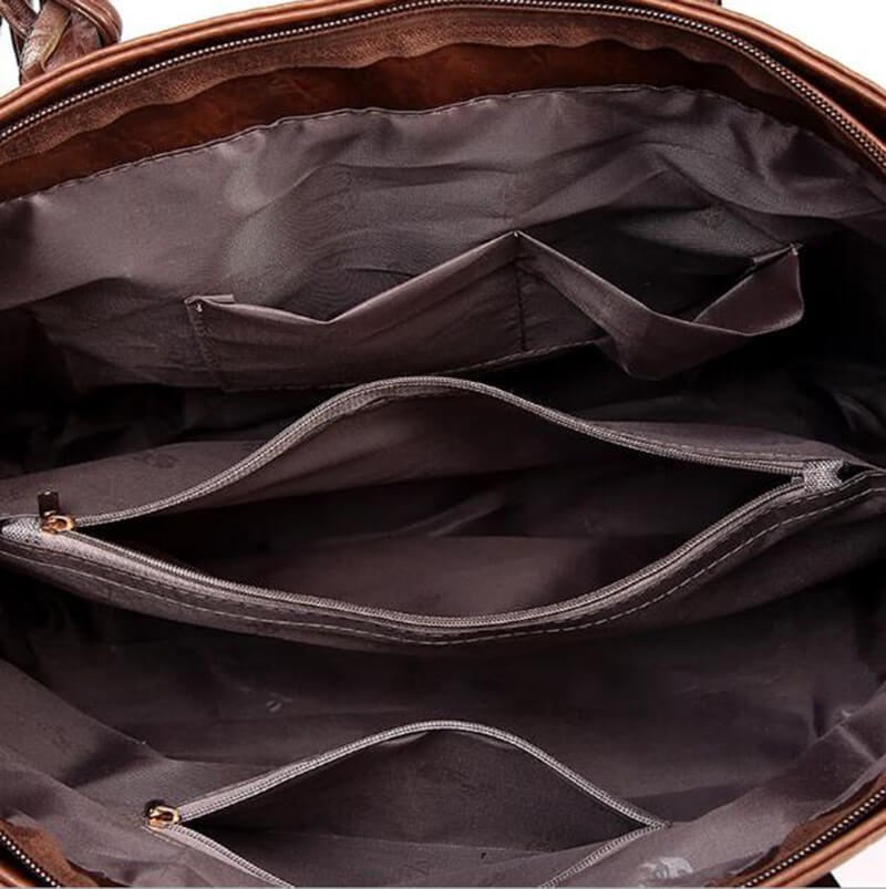 Skulderväska i läderstil för kvinnor