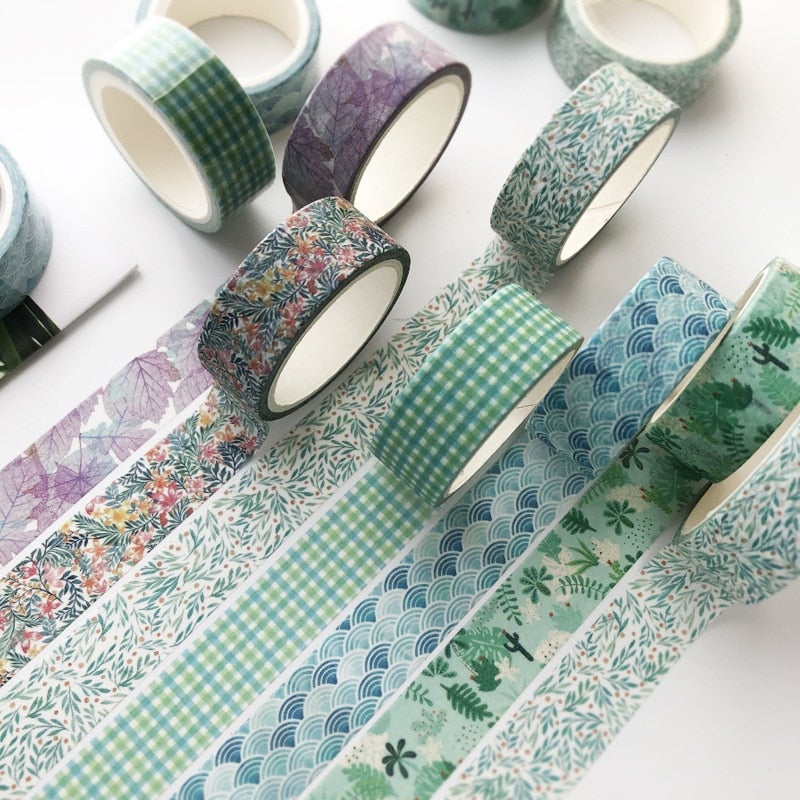 Kawaii dekorativ Washi Tape (uppsättning av 5)