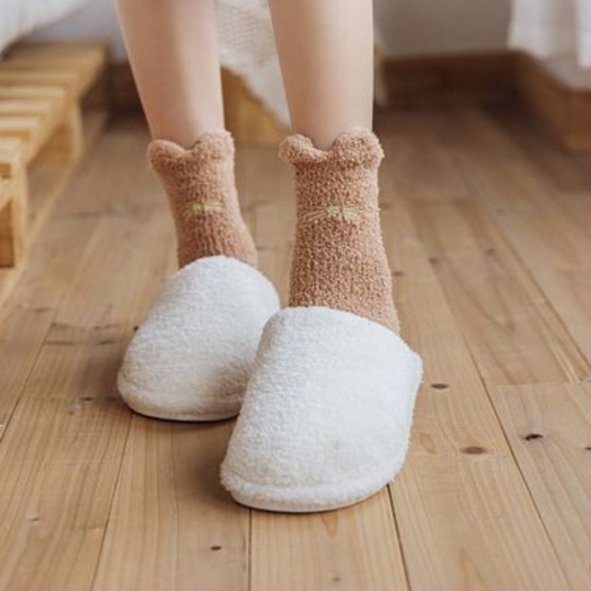 Fluffig Tass Strumpor