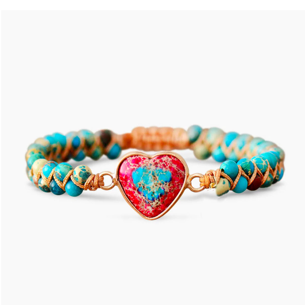 Passion Heart Flätad Armband