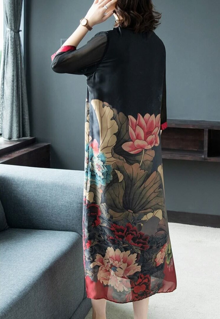 Klänning i äkta mjukt