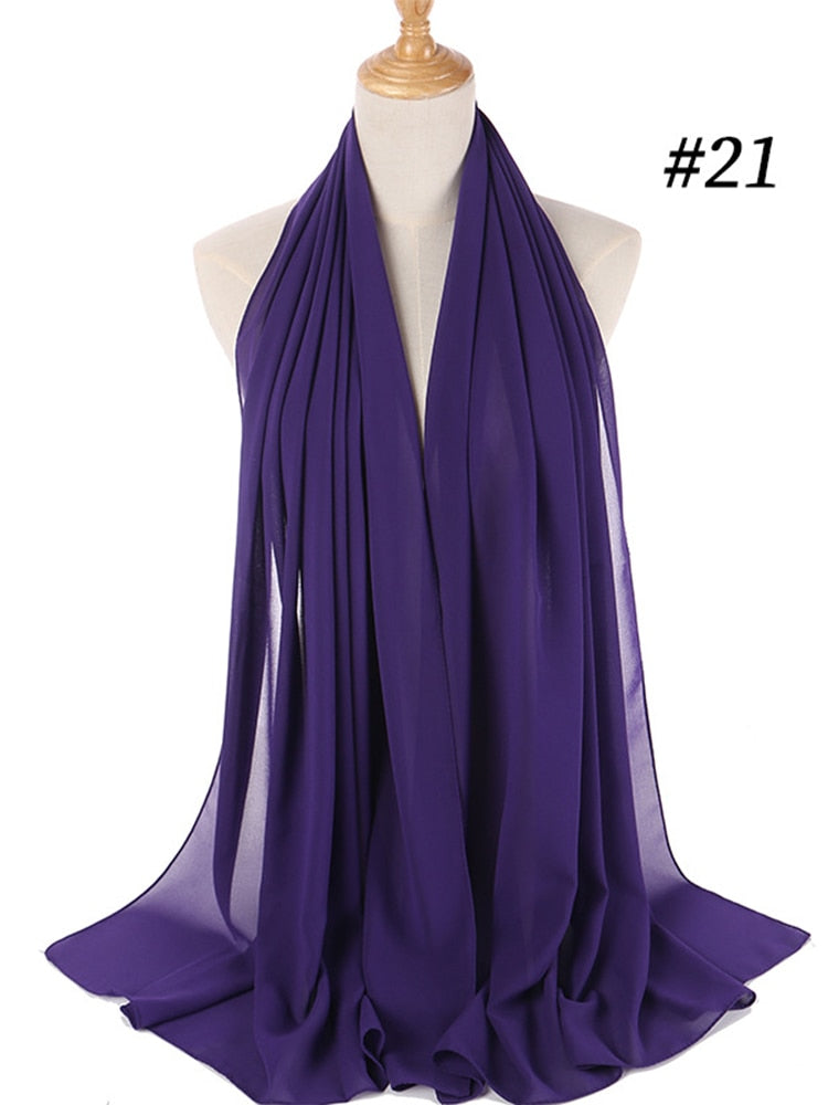 Chiffon Hijab pannband