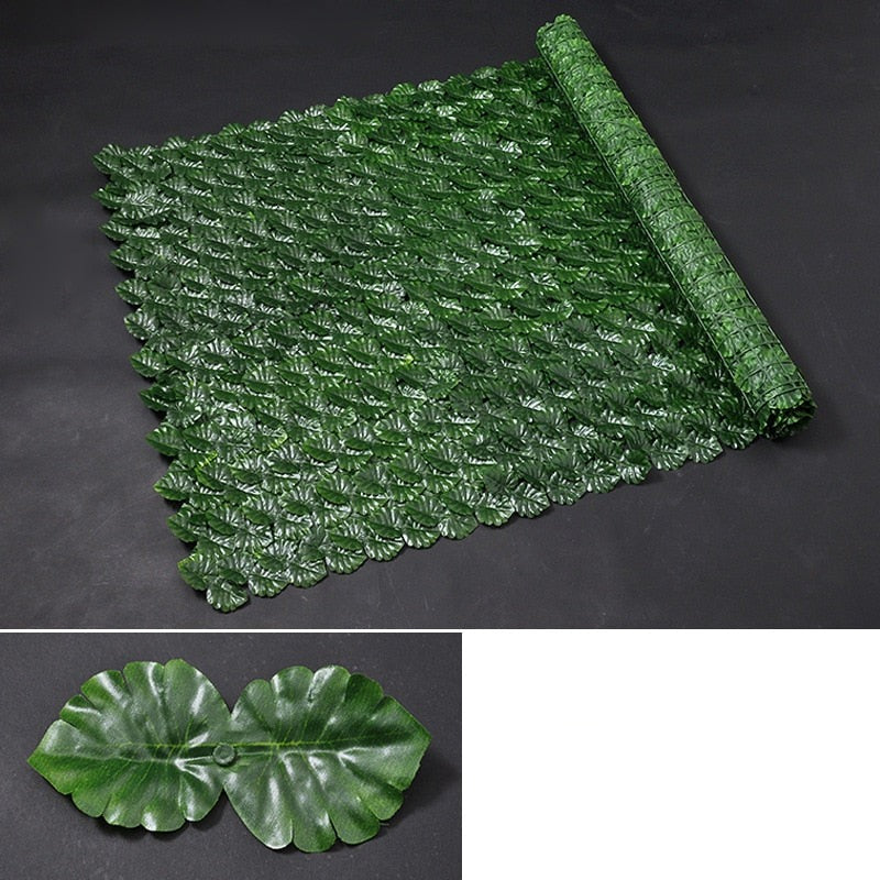 Konstgjord Växt Löv Staket