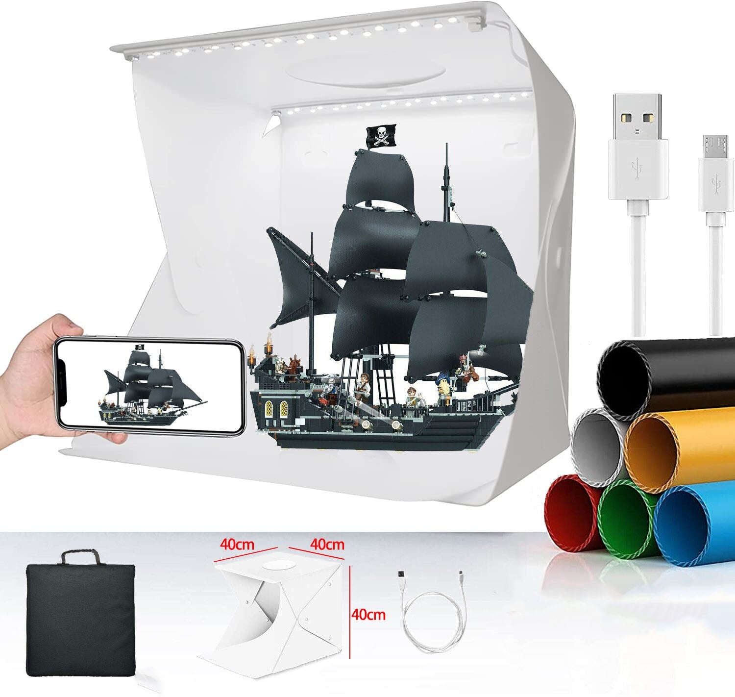 Fotografering Ljuslåda