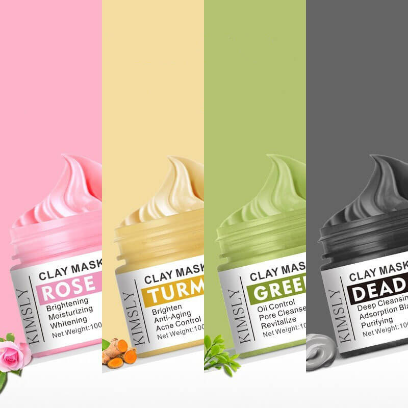 Klargörande lermask