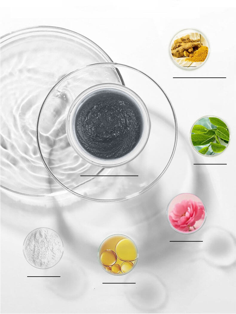 Klargörande lermask