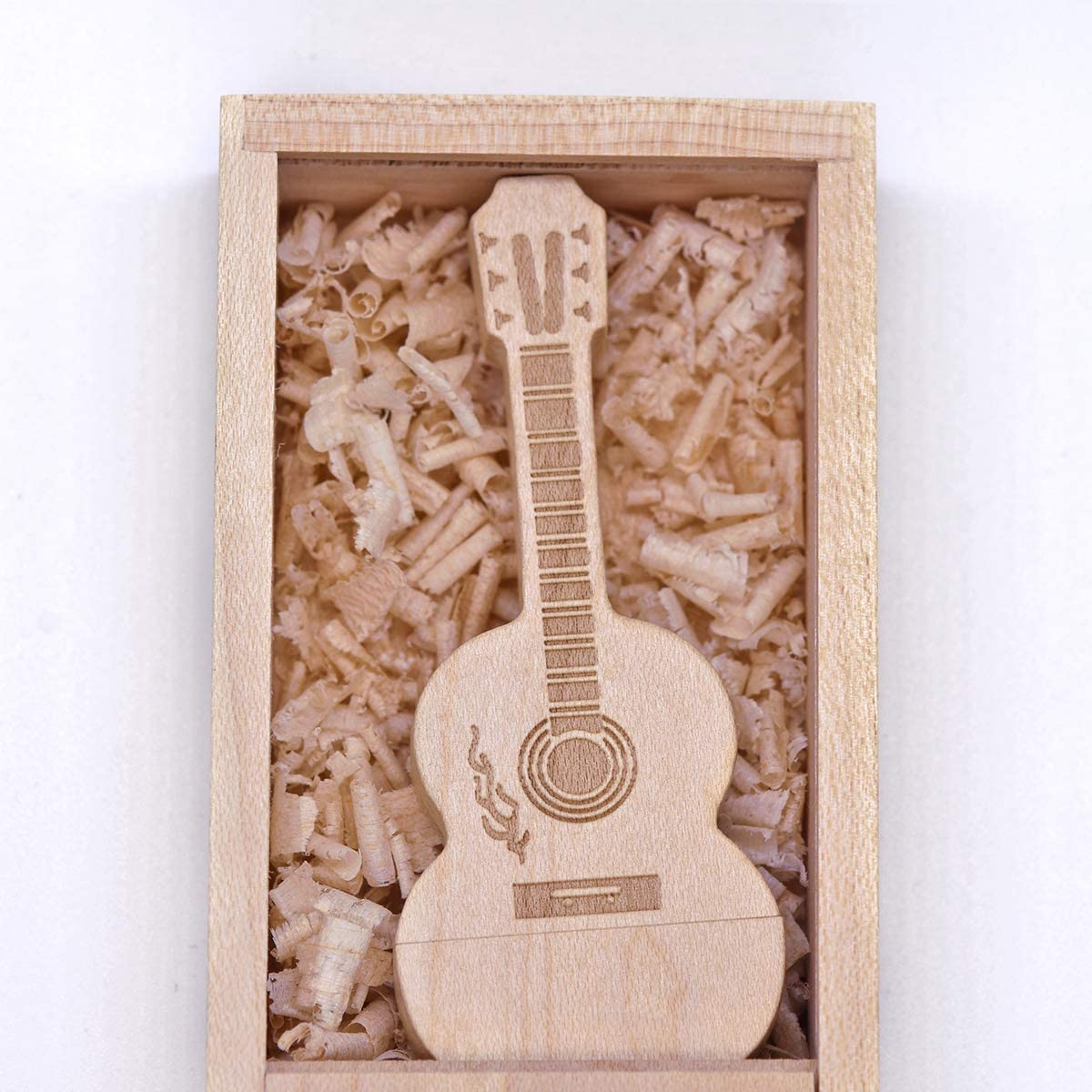 USB-minne för gitarr i trä