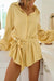 Variant image for Dam Jumpsuit Kort Randig Stil Bomull och Linne-11