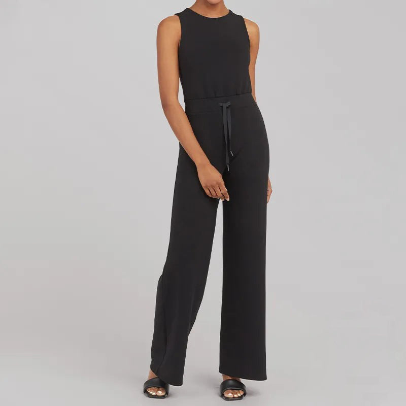 Variant image for Dam Jumpsuit Bekväm Polyester Lös Silhuett med Justerbart Bälte-25