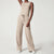 Dam Jumpsuit Bekväm Polyester Lös Silhuett med Justerbart Bälte-1