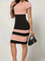 Variant image for Dam Klänning Färgblock Figur-Hugging Polyester Modern Design-1