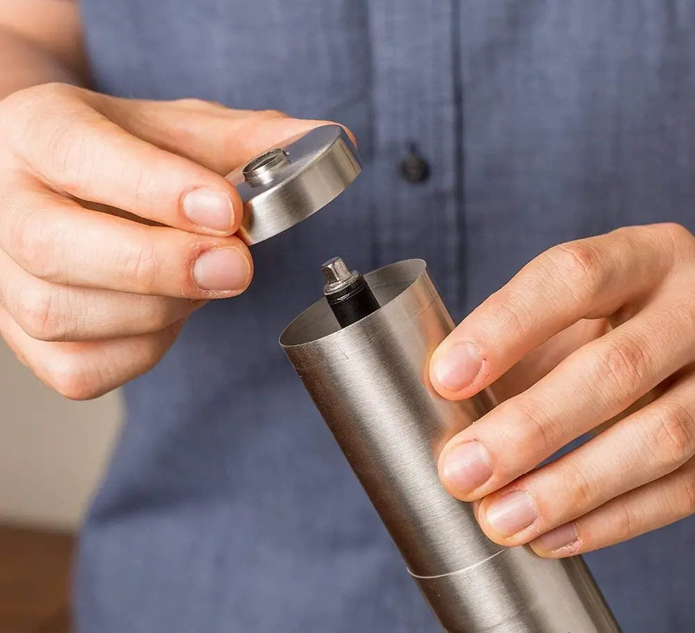 Manuell rostfri kaffekvarn