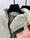 Herr Tröja Halvzip Alpaka Fleece Modern Design Komfortabel Stil-2