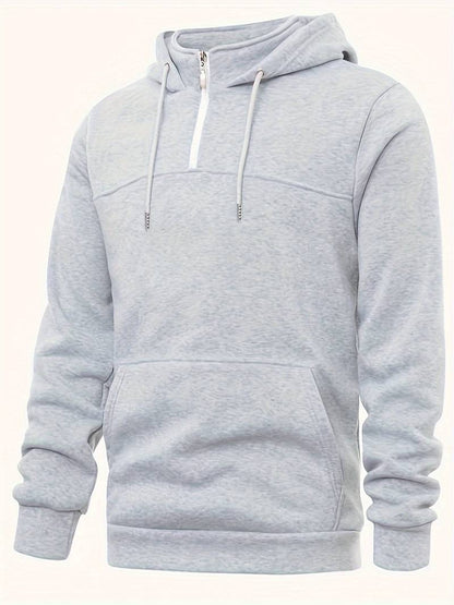 Herrar Hoodie Avslappnad Bomull för Fritid och Aktiviteter-4