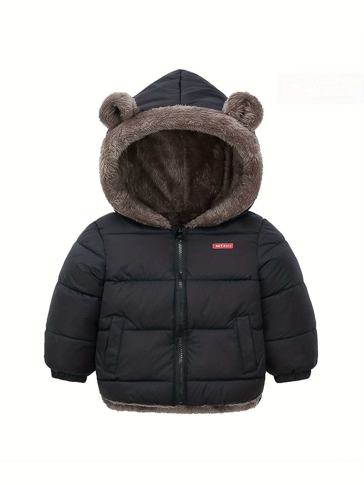 Pojkar Lång Jacka Med Upphöjd Krage Hållbart Material 2