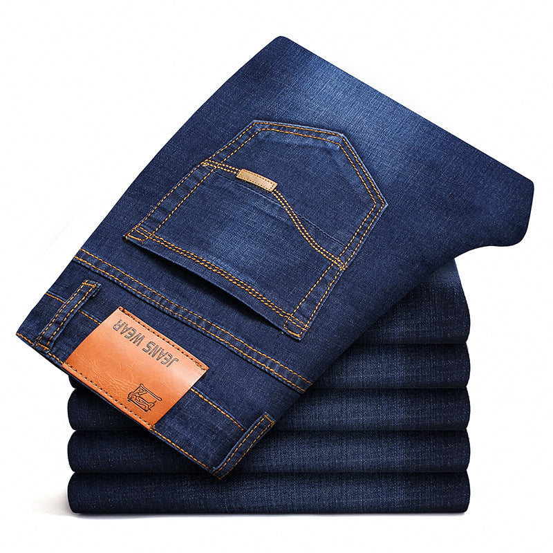 Herrar Jeans Stretchig Design i Bomull